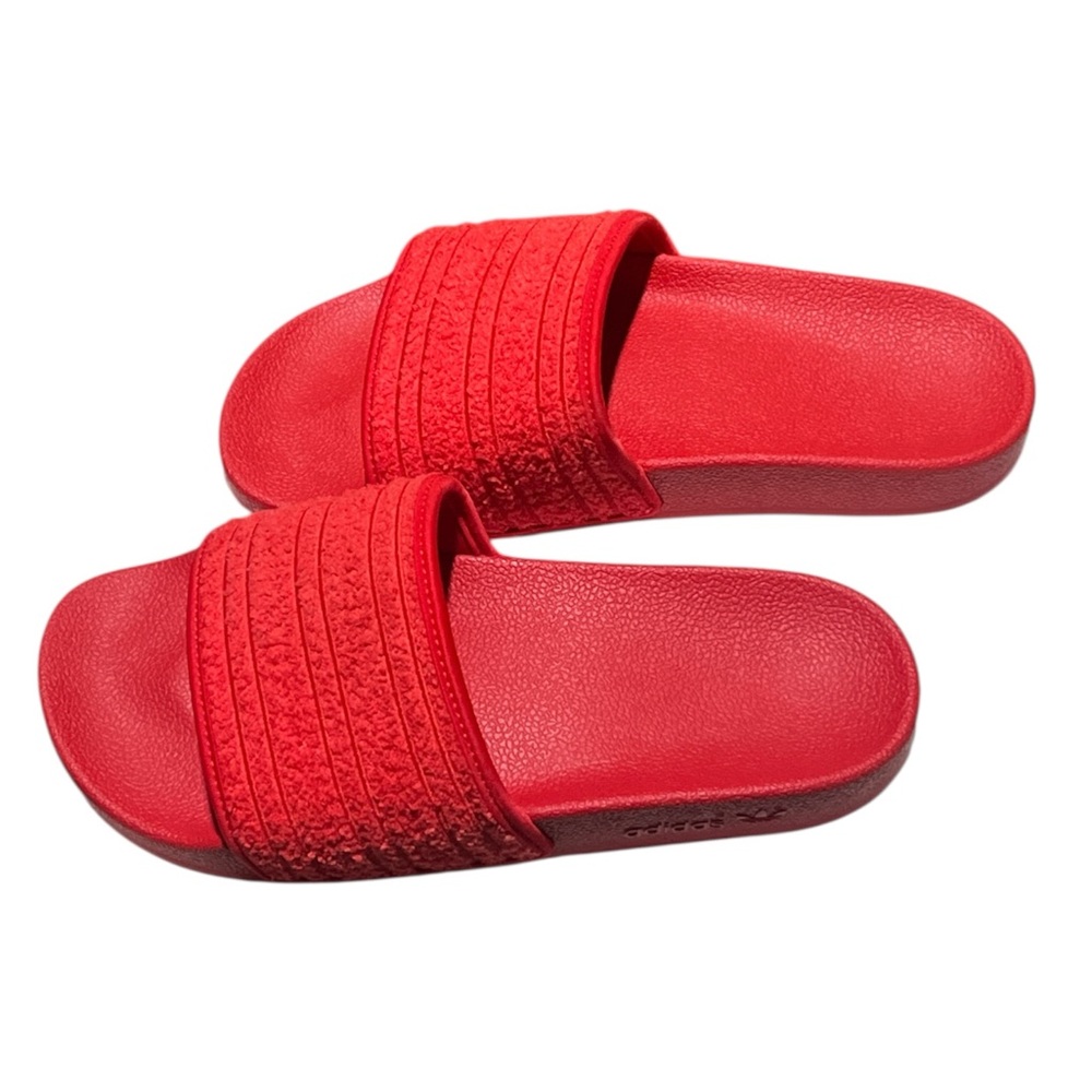 Adidas Women's Adilette Vivid Red Slide Slippers
